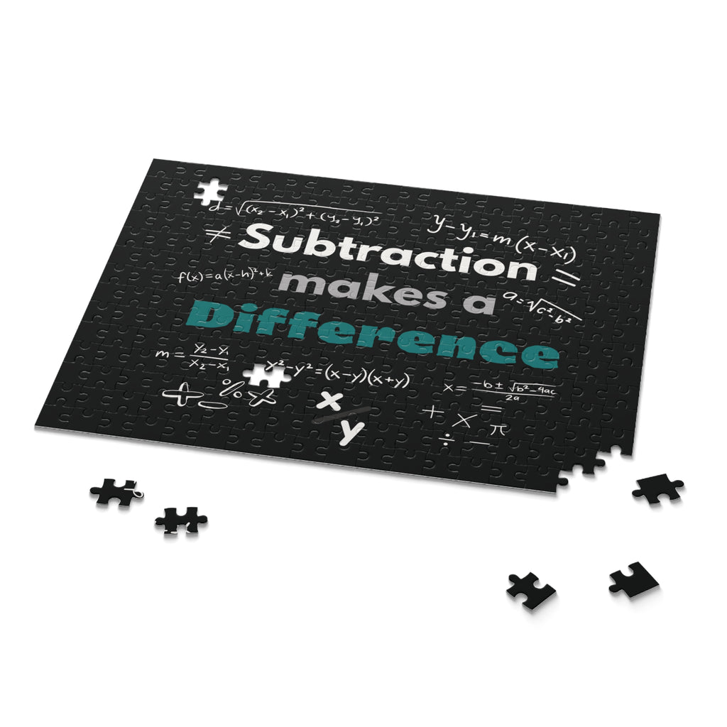 Puzzle - Subtraction Makes a Difference, 120-Piece Jigsaw, Educational Game, Family Activity, Brain Teaser Toy, Fun Learning Gift