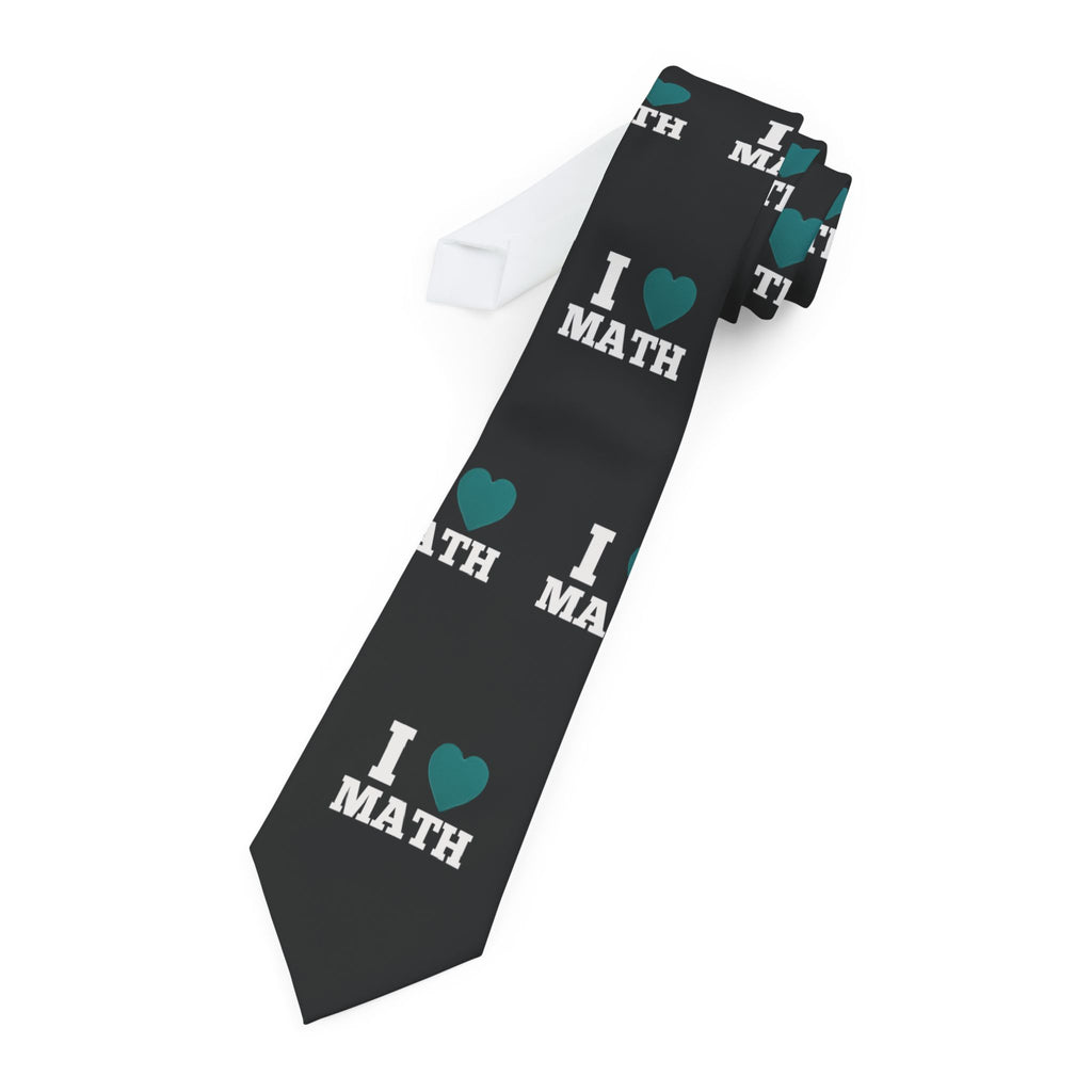 Math Lover Necktie - Geeky Gift for Teachers, Mathematicians, Students - STEM Accessory, Father's Day Present, Math Teacher Appreciation,