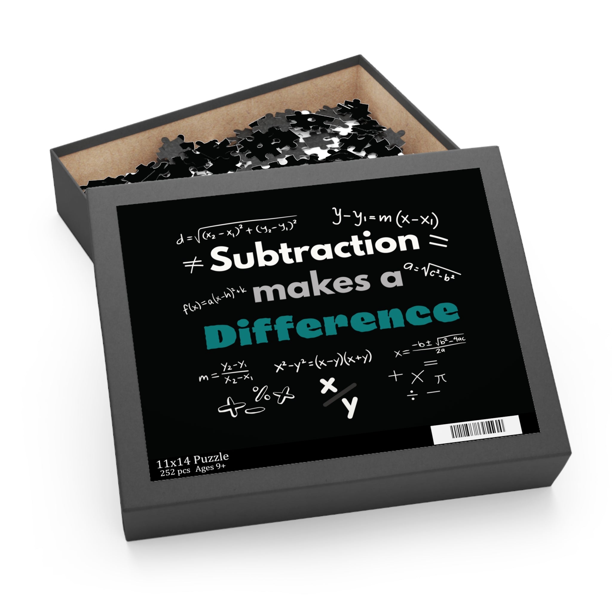 Puzzle - Subtraction Makes a Difference, 120-Piece Jigsaw, Educational Game, Family Activity, Brain Teaser Toy, Fun Learning Gift