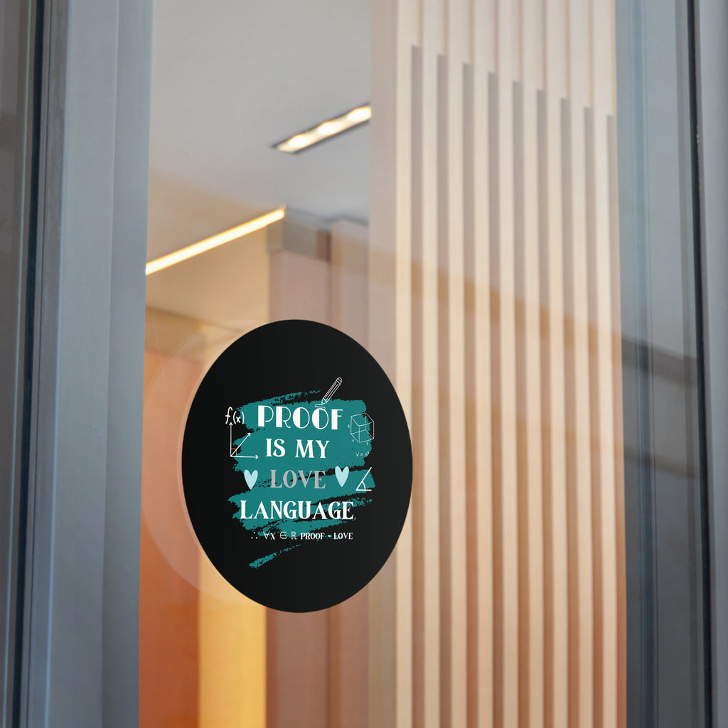 math stickers, Proof Is My Love Language Stickers, Cute Math Stickers, Vinyl Stickers for Students, Gifts for Math Lovers, Back to School