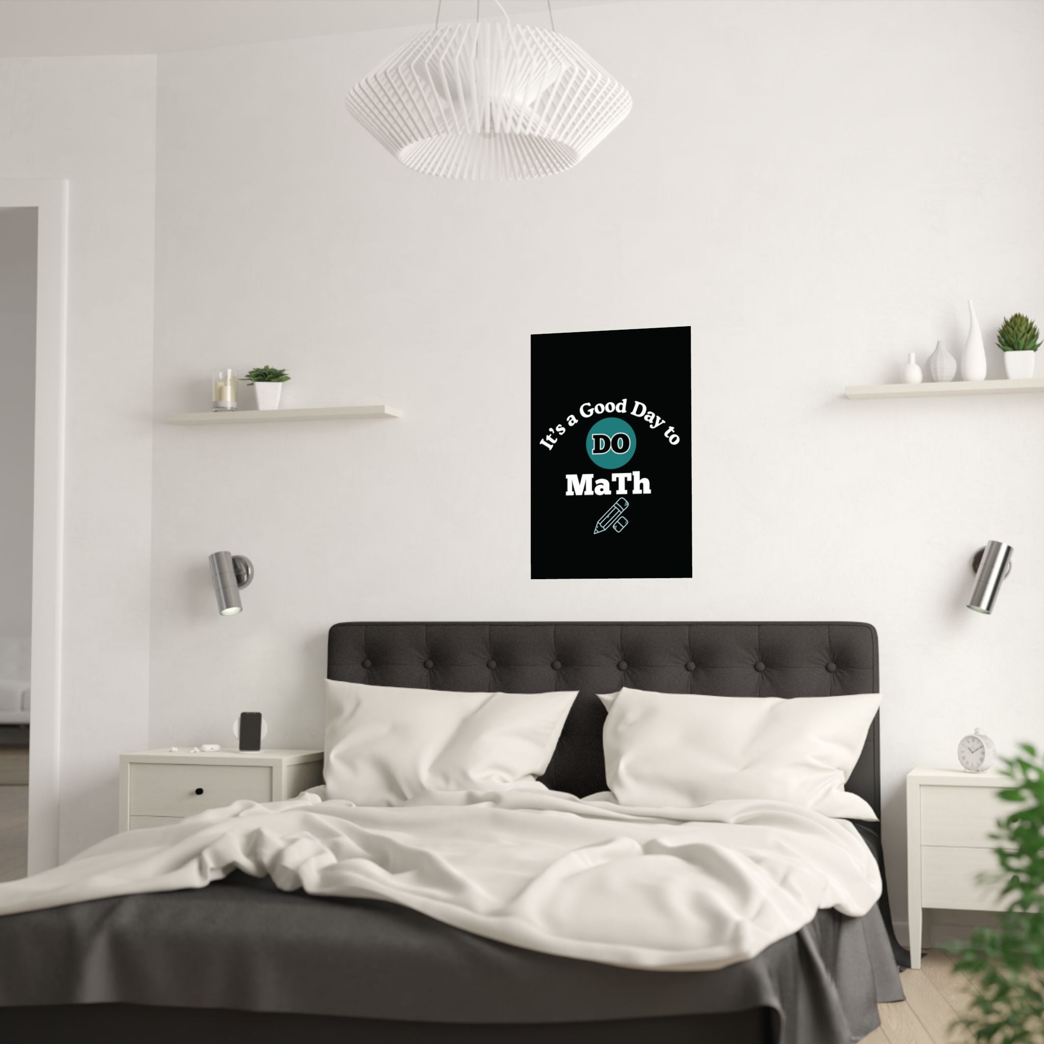 Math Poster, Math Motivational Satin Poster | Classroom Decor, Educational Gift, Study Inspiration, Teacher Gift, Math Lover Decor